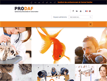 Tablet Screenshot of prodaf.org